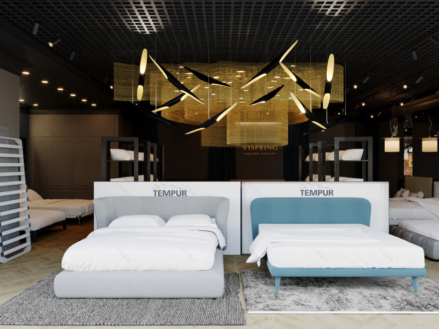 TEMPUR 床垫和床具展厅设计项目丨乌克兰基辅-10