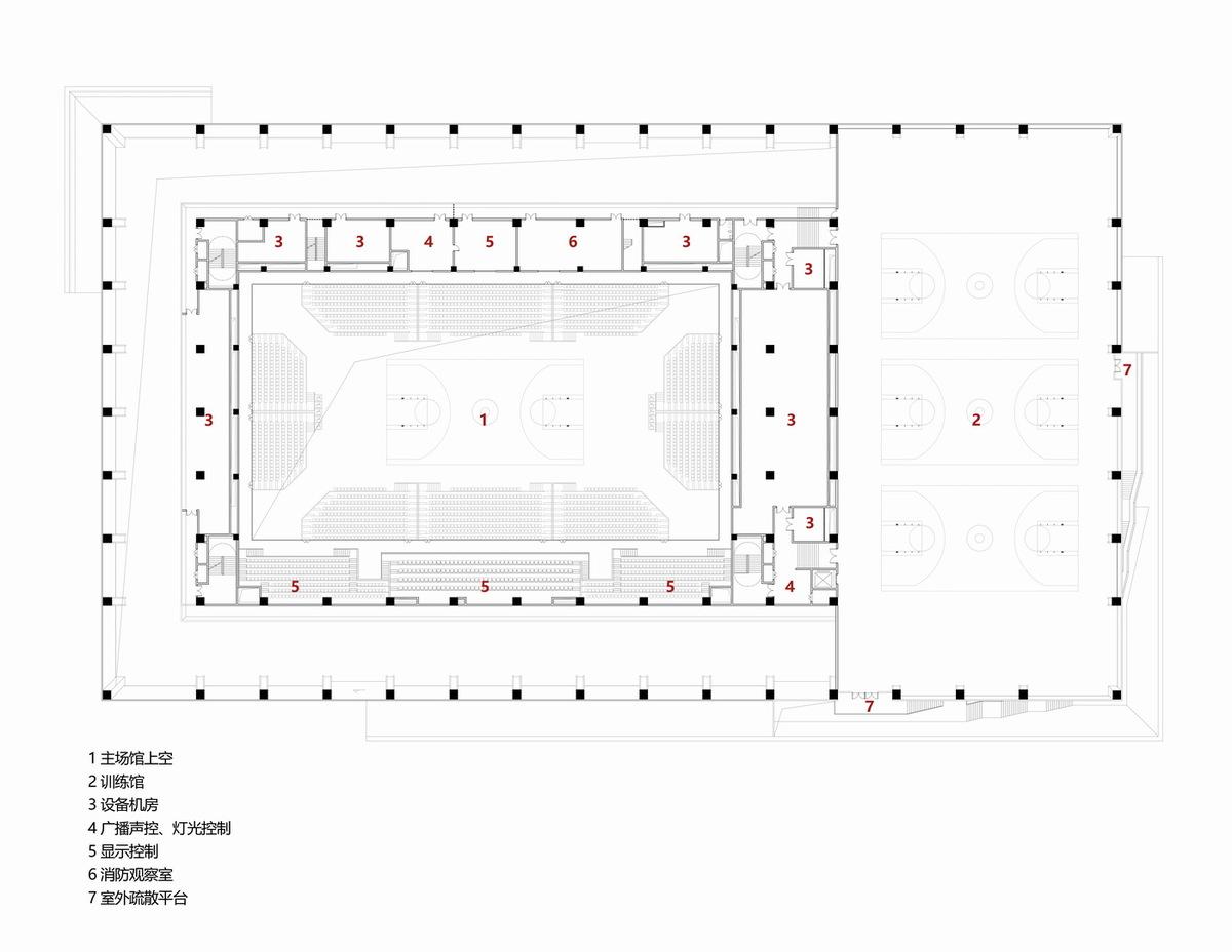 渤海科技大学体育馆丨中国滨州丨中科院建筑设计研究院有限公司-70