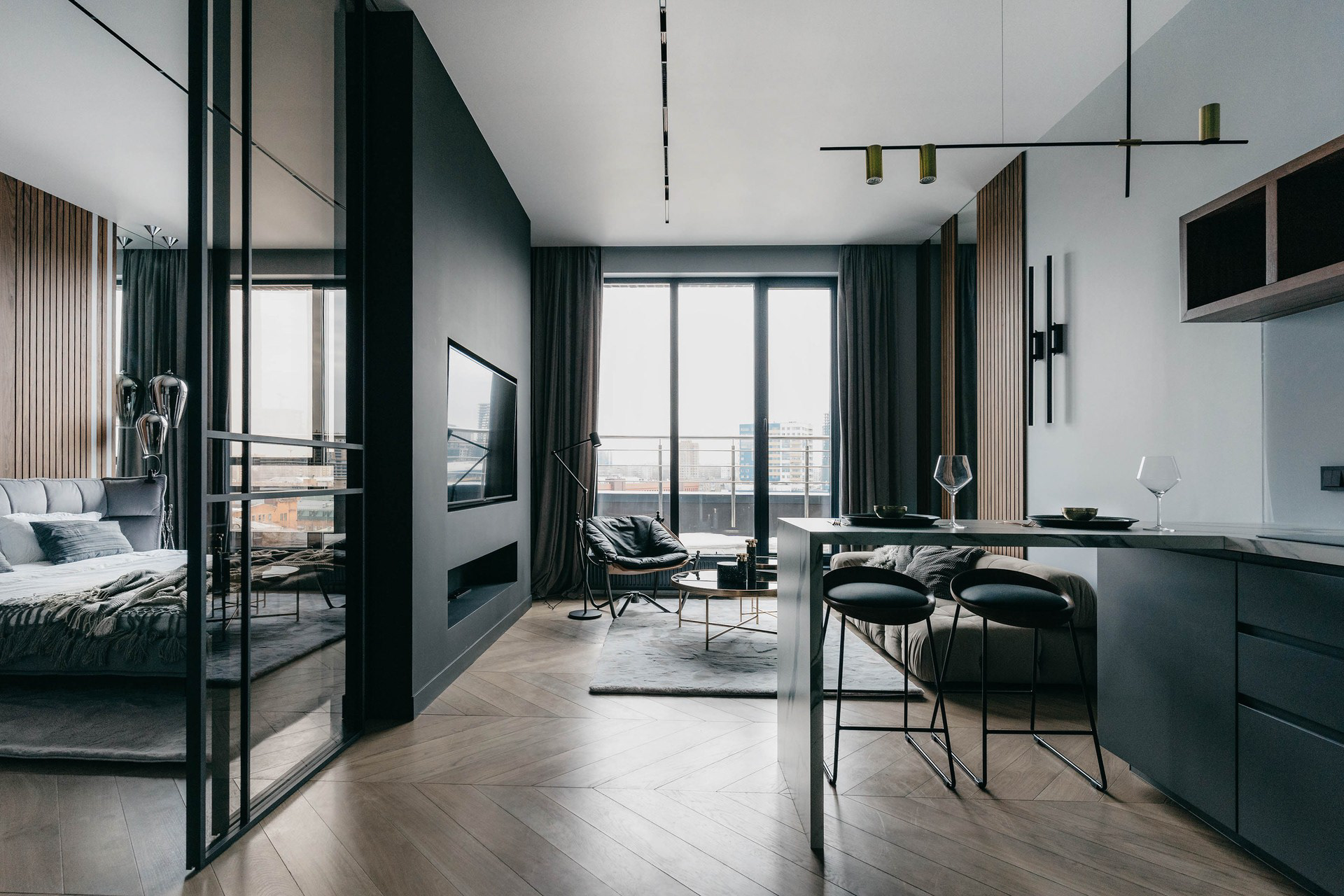 莫斯科公寓丨俄罗斯莫斯科丨Kristina Tulinova-9