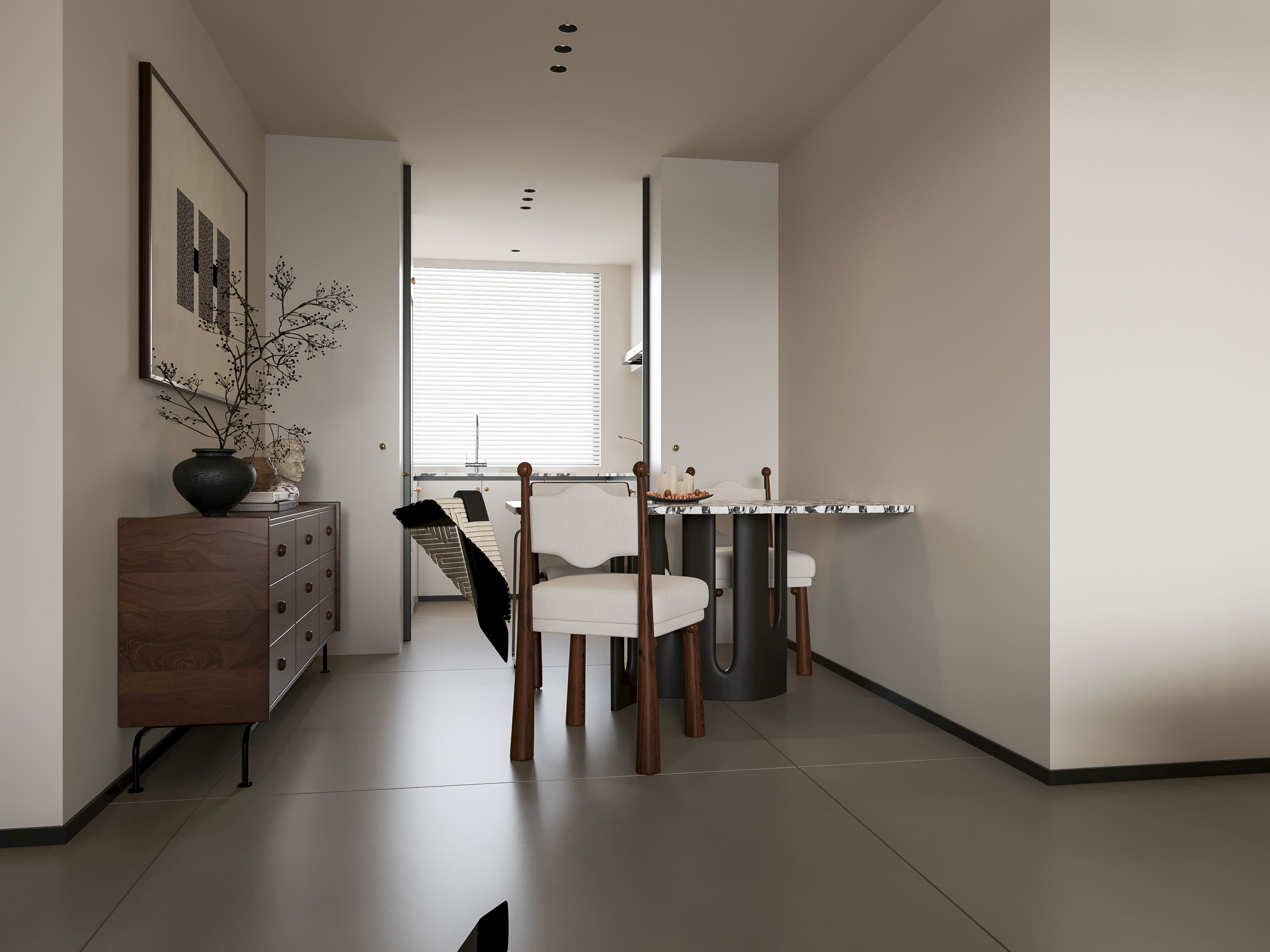 异地设计｜淄博悦府｜法式复古风-6