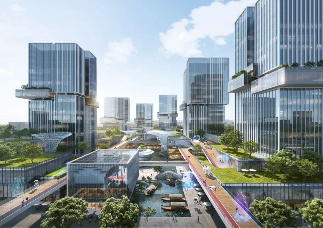 沪嘉城际第一站|华建集团现代院原创中标嘉兴南湖超高层TOD综合体项目-7