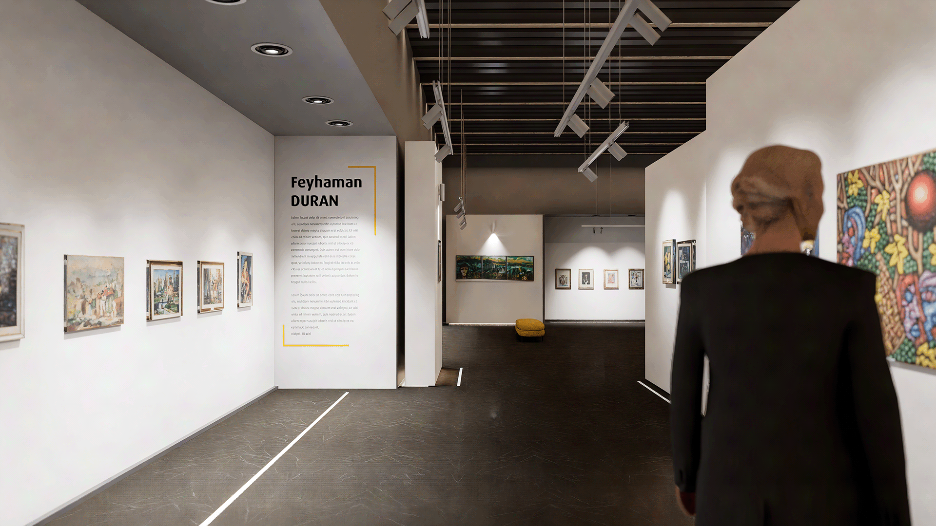 VakıfBank Art Gallery Concept | Modular Exhibition-8