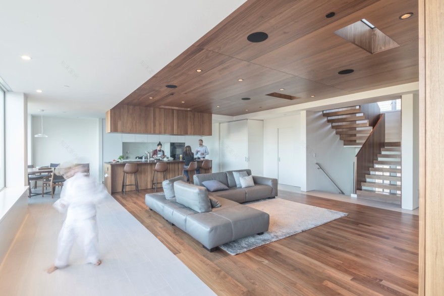 旧金山第 19 街住宅 | 颠覆空间体量的顶层公寓改造-14