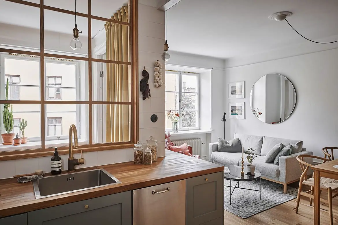 36m²瑞典风格一室公寓，温馨舒适-5