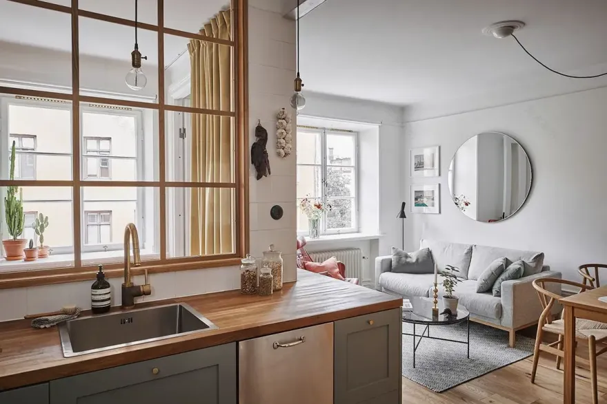 36m²瑞典风格一室公寓,温馨舒适-5