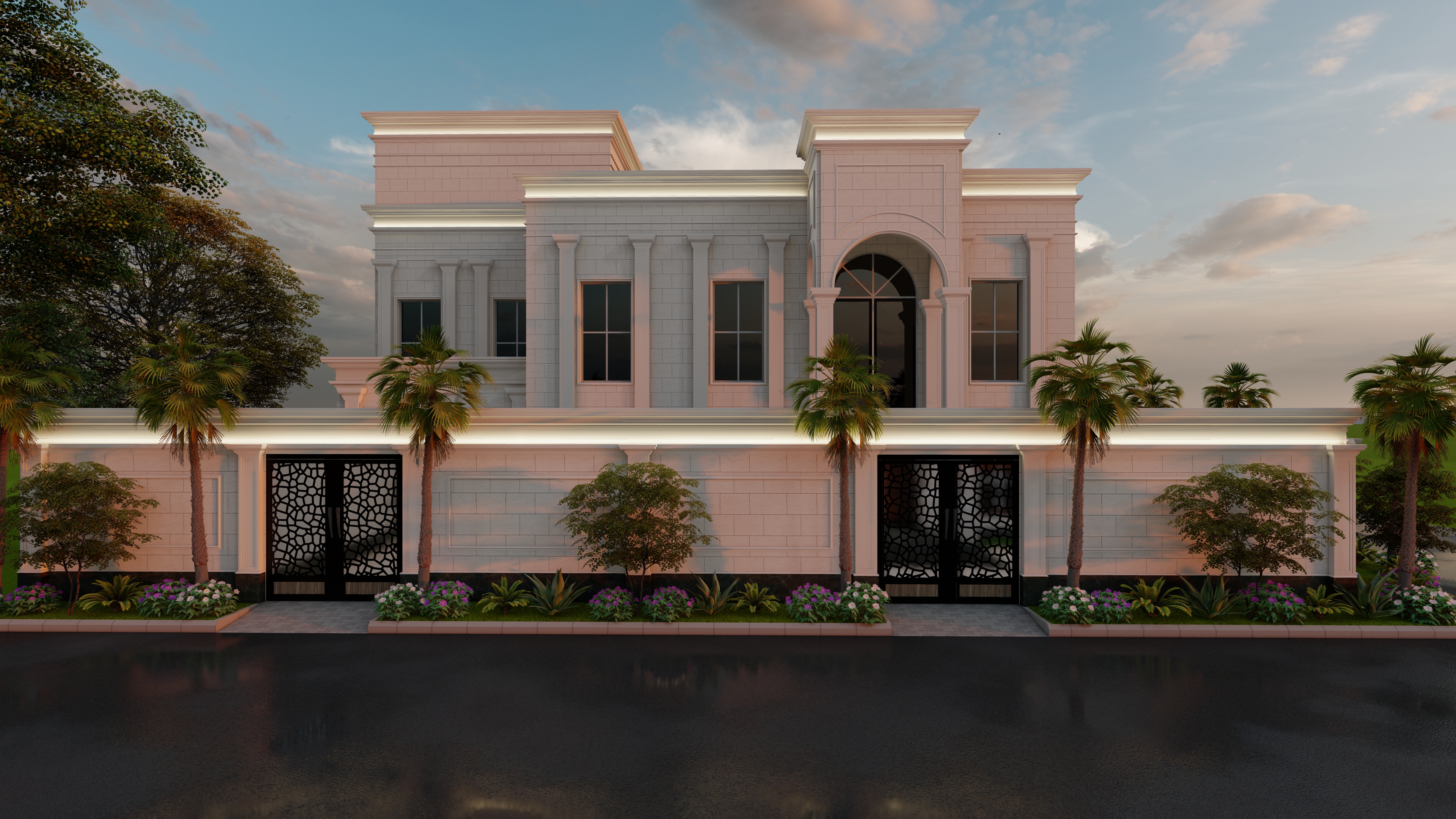 重新设计别墅立面-17