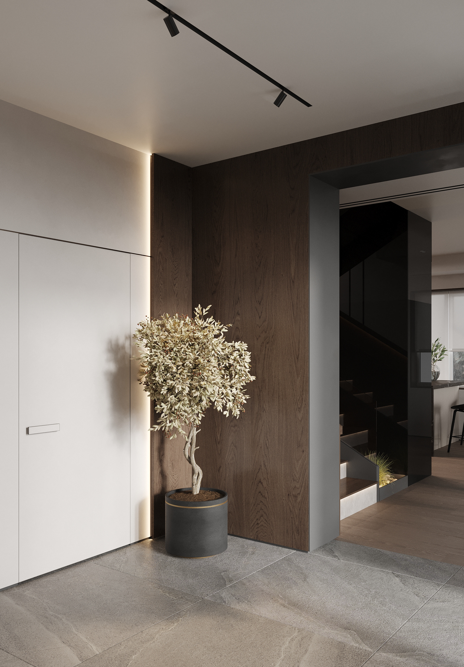 现代复式空间设计，温润质朴！-7