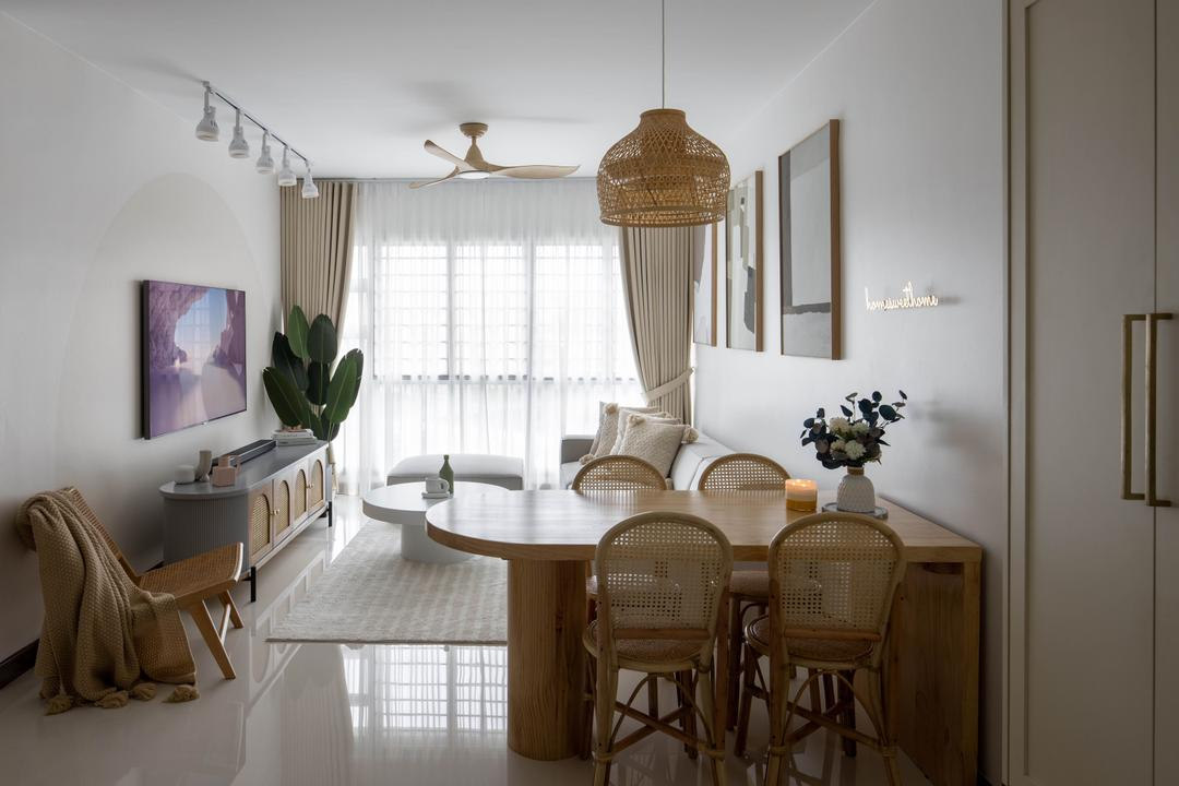 95㎡小三房，装修看似简单，往往却是最耐看实用的！-4