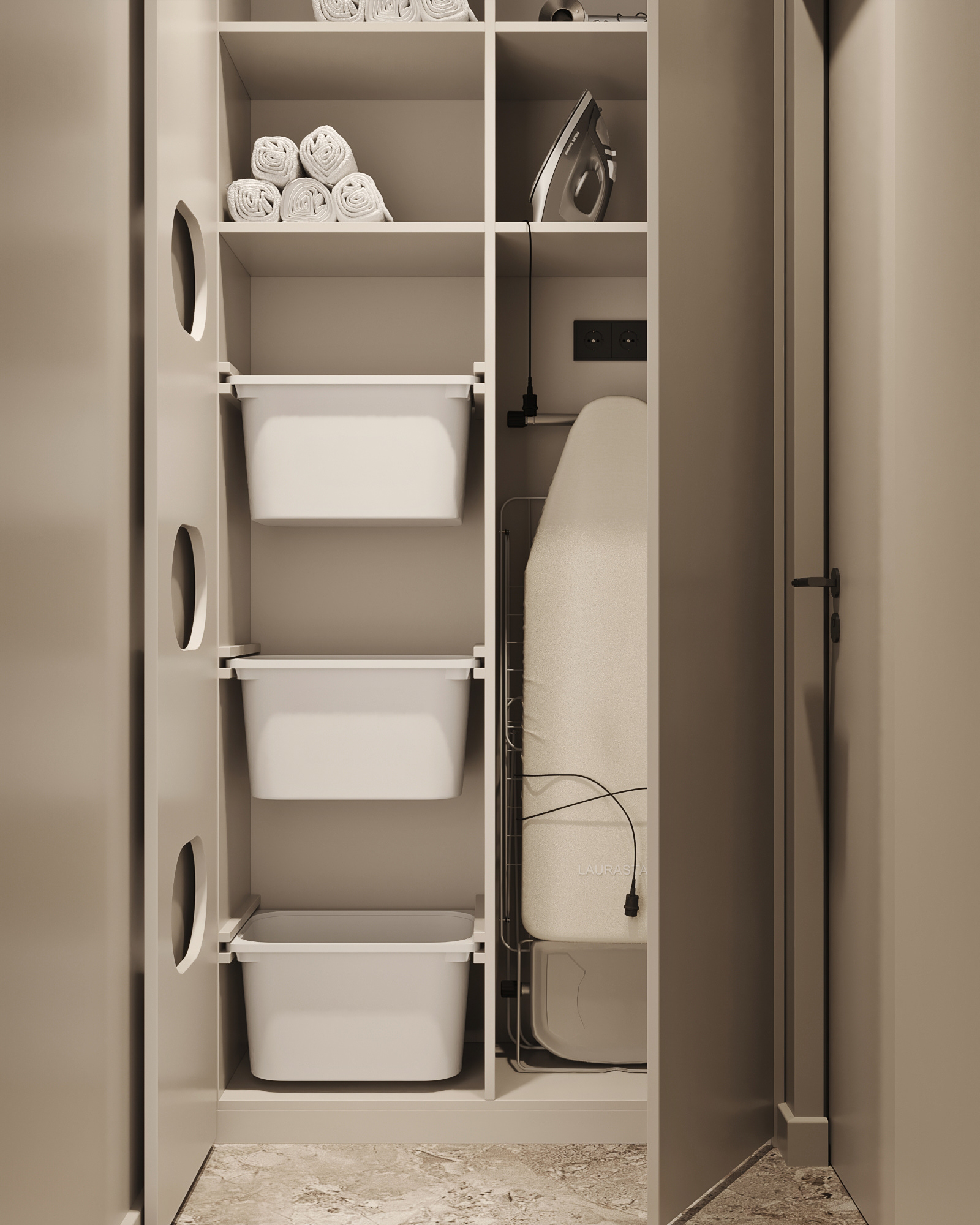 Contemporary Flat Design for Young Family-47