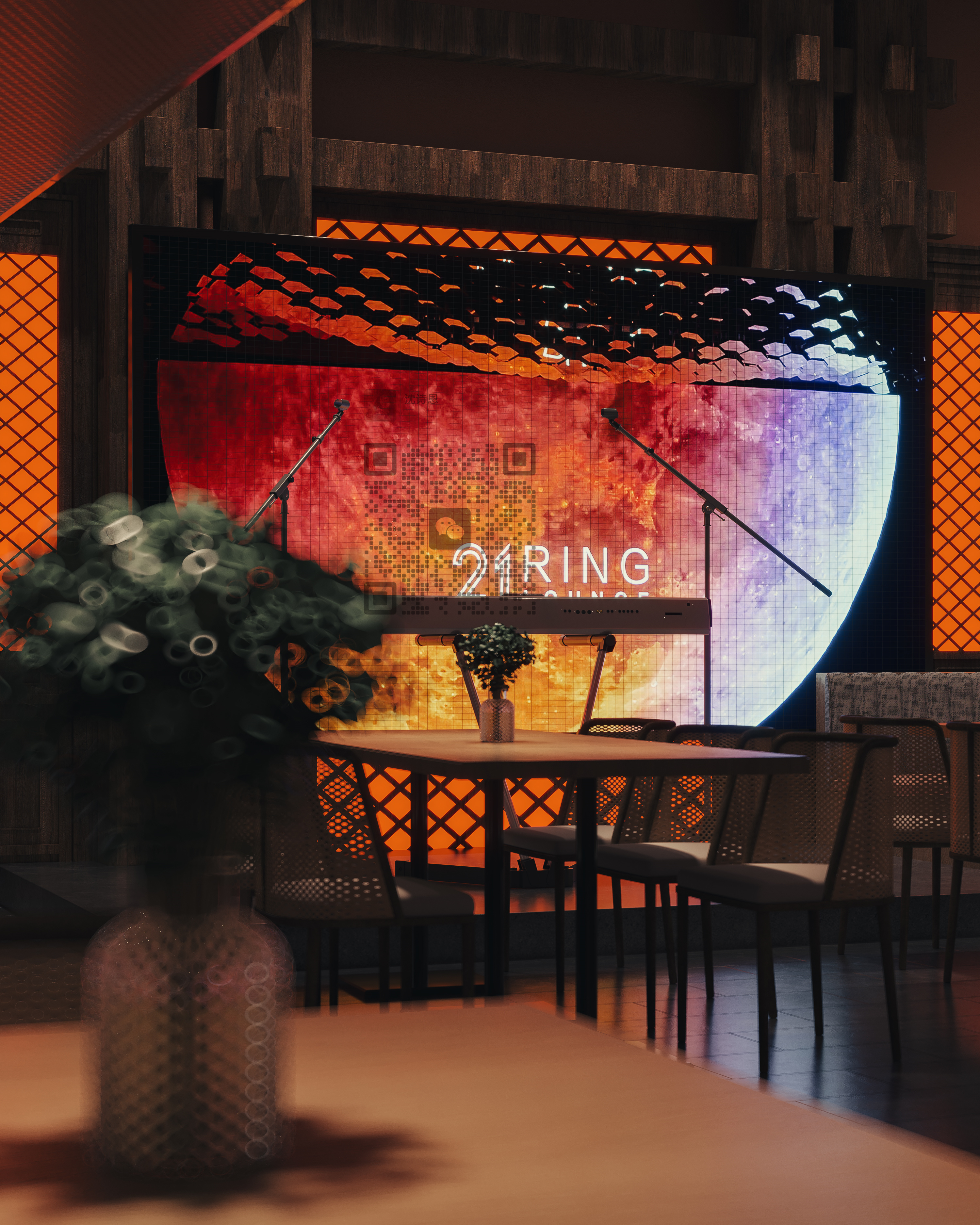  音乐主题餐厅设计，太梦幻了吧！-5