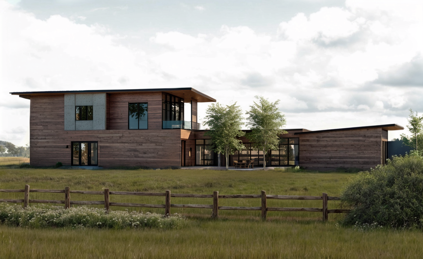 Modern Country House/ 3D Visualisation-0