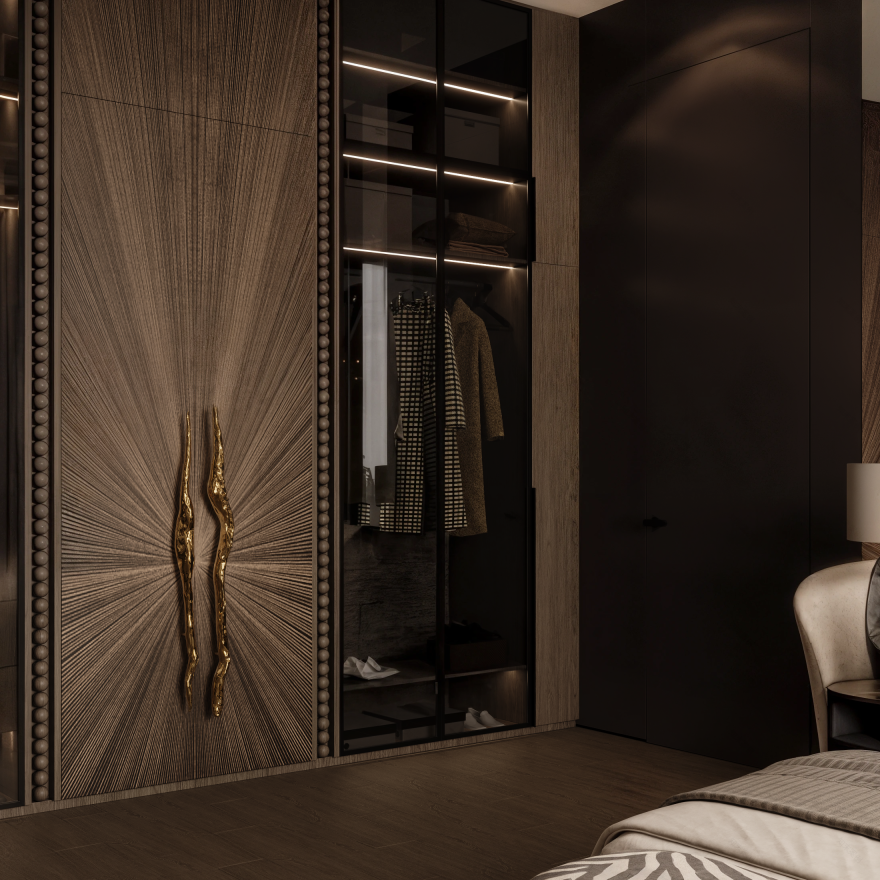 简约卧室丨俄罗斯莫斯科-10