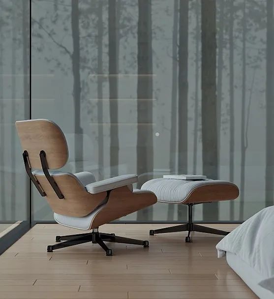 Eames Lounge Chair 单椅丨Charles Eames 和 Ray-23
