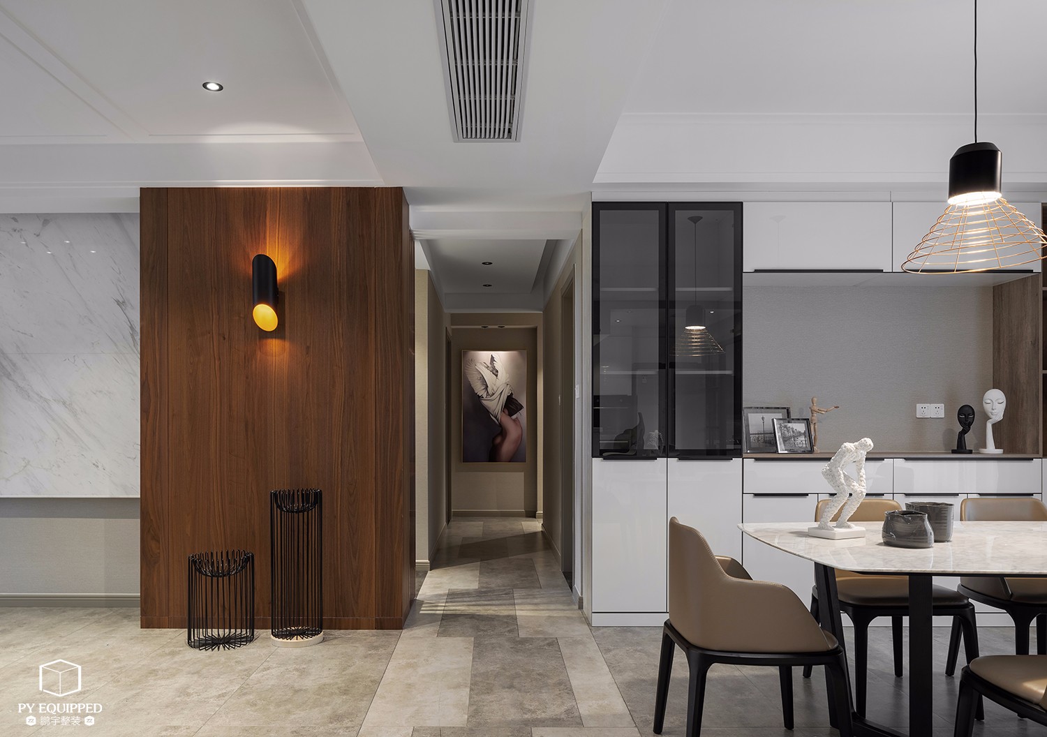 平行世界——180㎡现代港式住宅  鹏宇设计-15