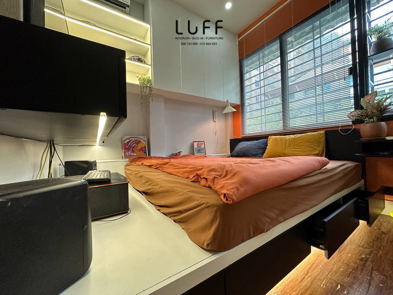 Tiny Bedroom with full furniture-2