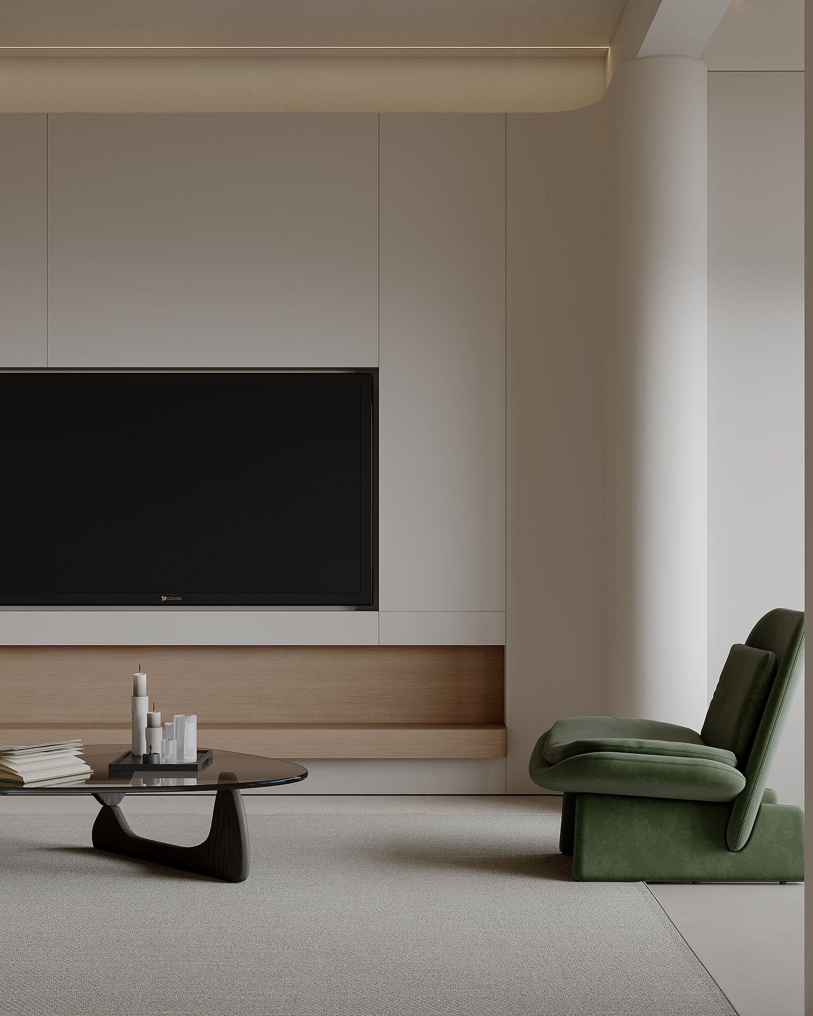 Vike表现新作|现代奶油家-5