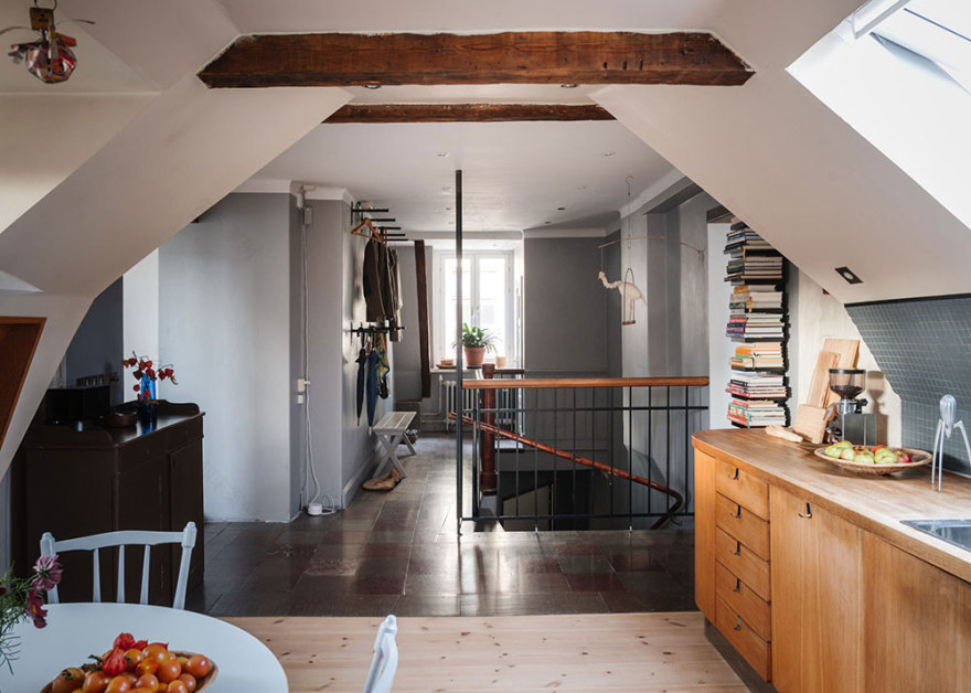 斯德哥尔摩乡村风格顶层公寓-19