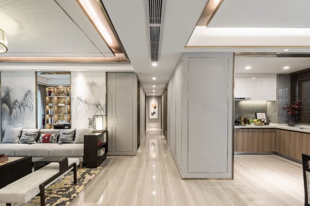 奥晨天元平墅·中式样板房 | 英雄气息与现代人居的完美融合-8