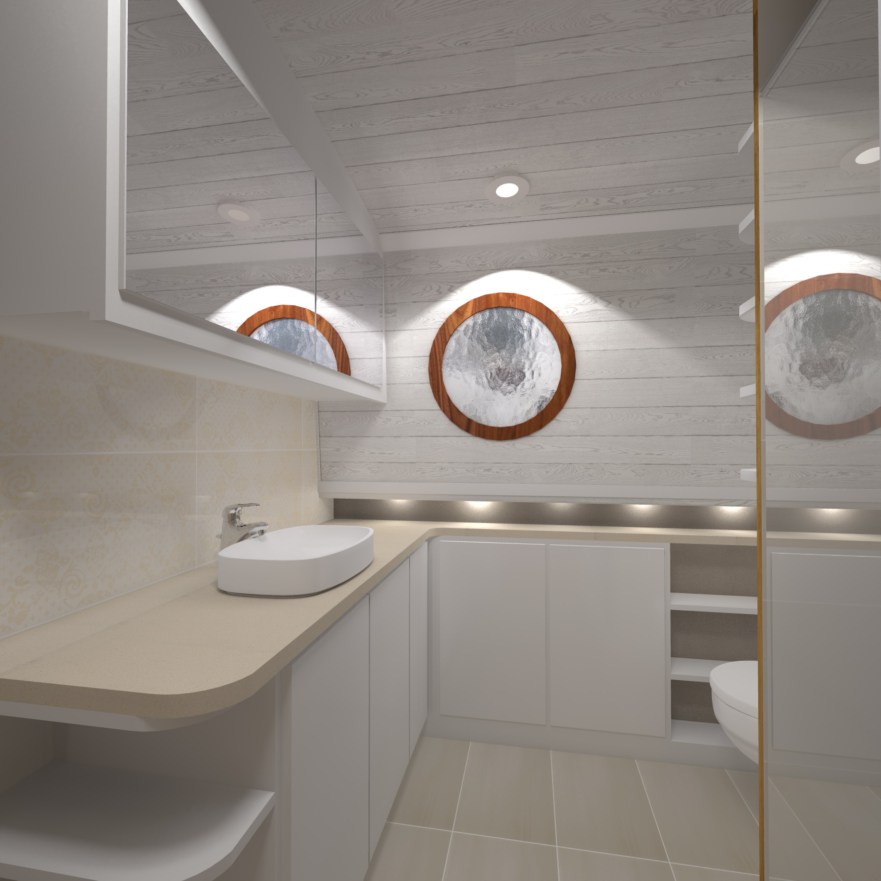 CANAL BOAT bathroom for client-2