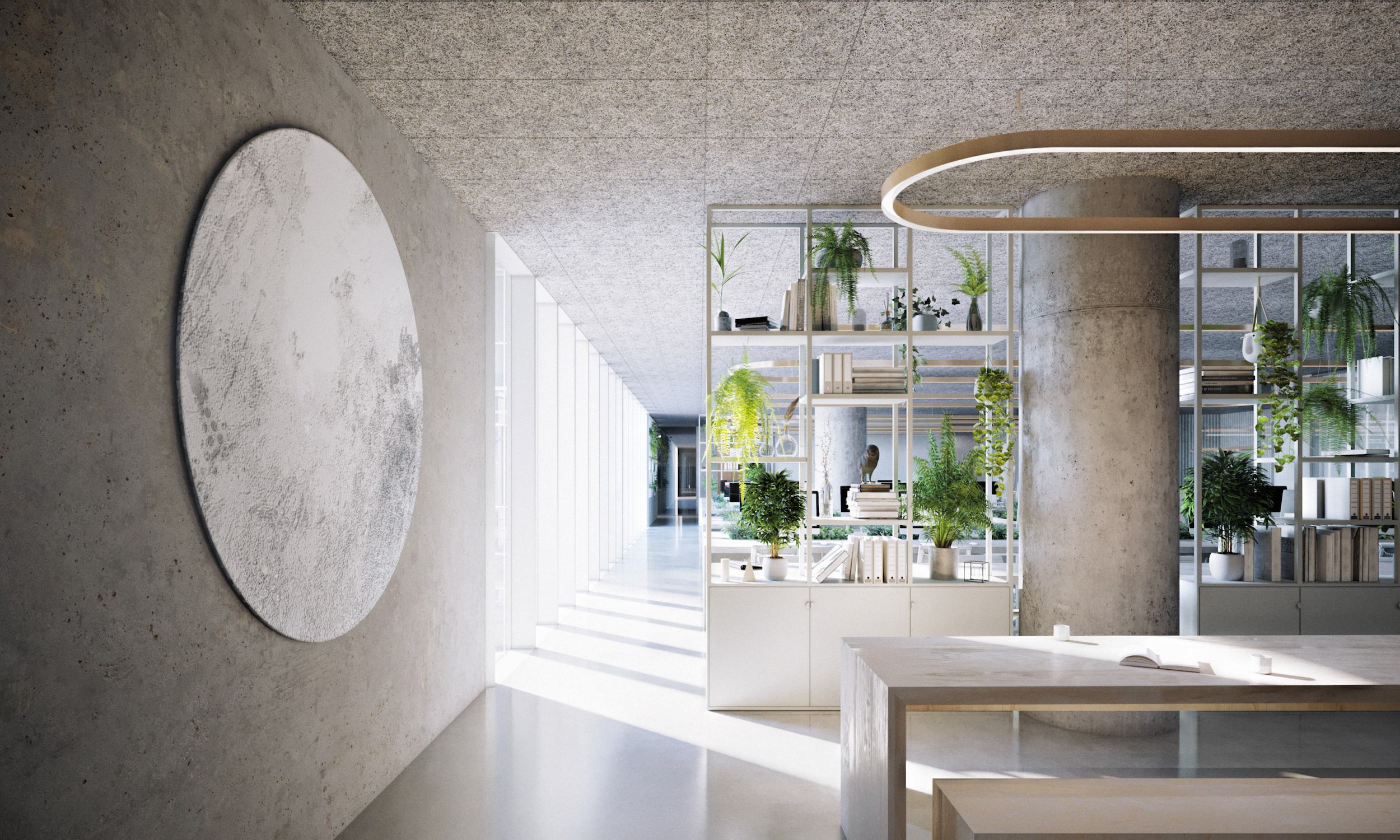 ALCHEMIA 渲染 | 元素视觉化办公室设计-14