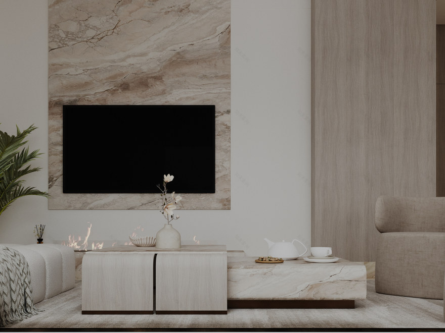 客厅·柔和简约主义丨埃及丨Point Architecture-16