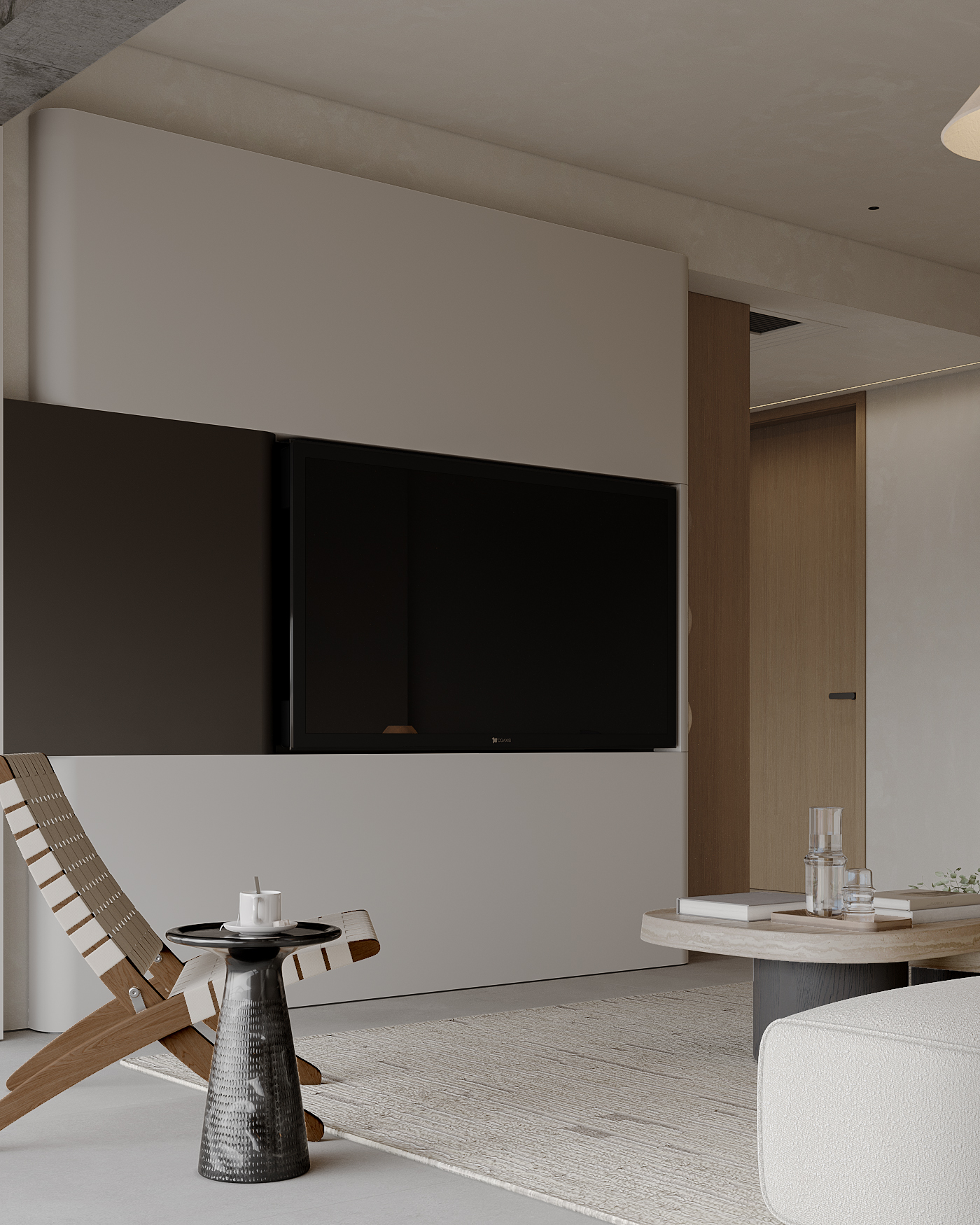 Vike表现新作·现代原木家丨末舍设计-7