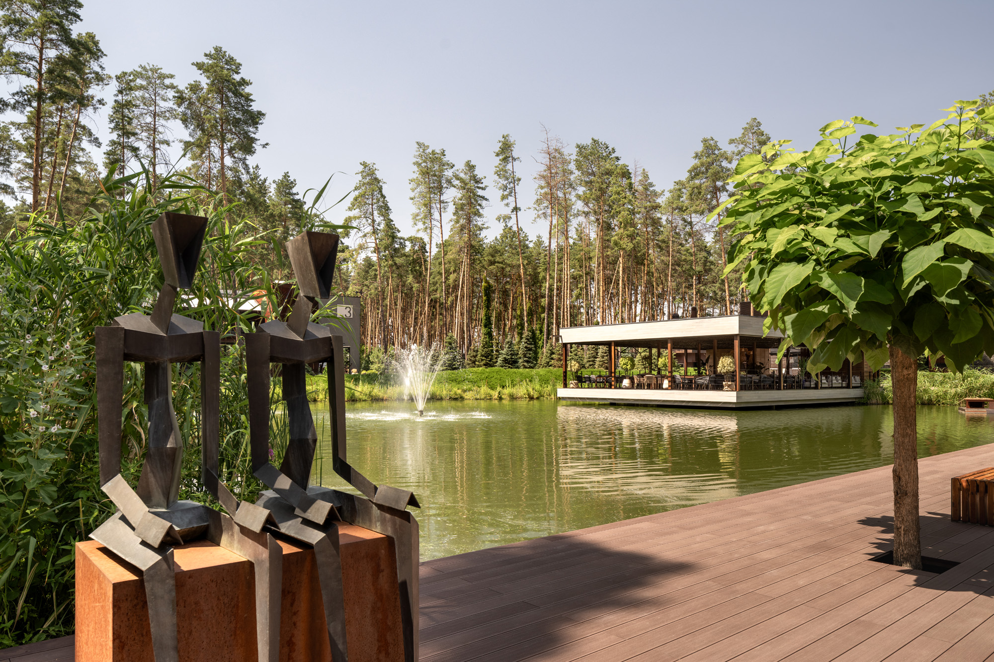 露台与泳池，维霍利休闲公园丨乌克兰丨YOD Group-11