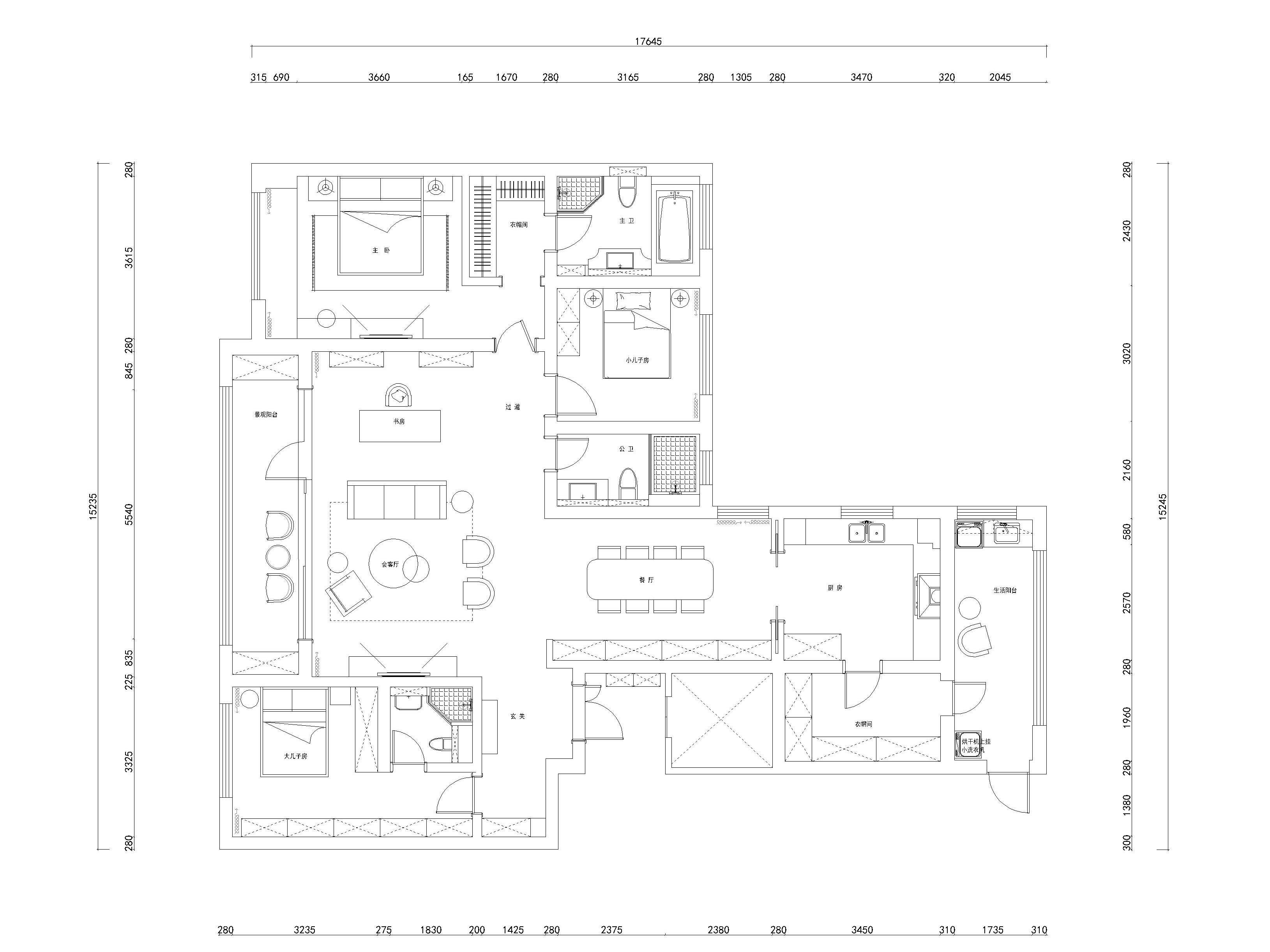 法式轻奢浪漫住宅设计丨中国杭州丨JULIE 软装设计-52