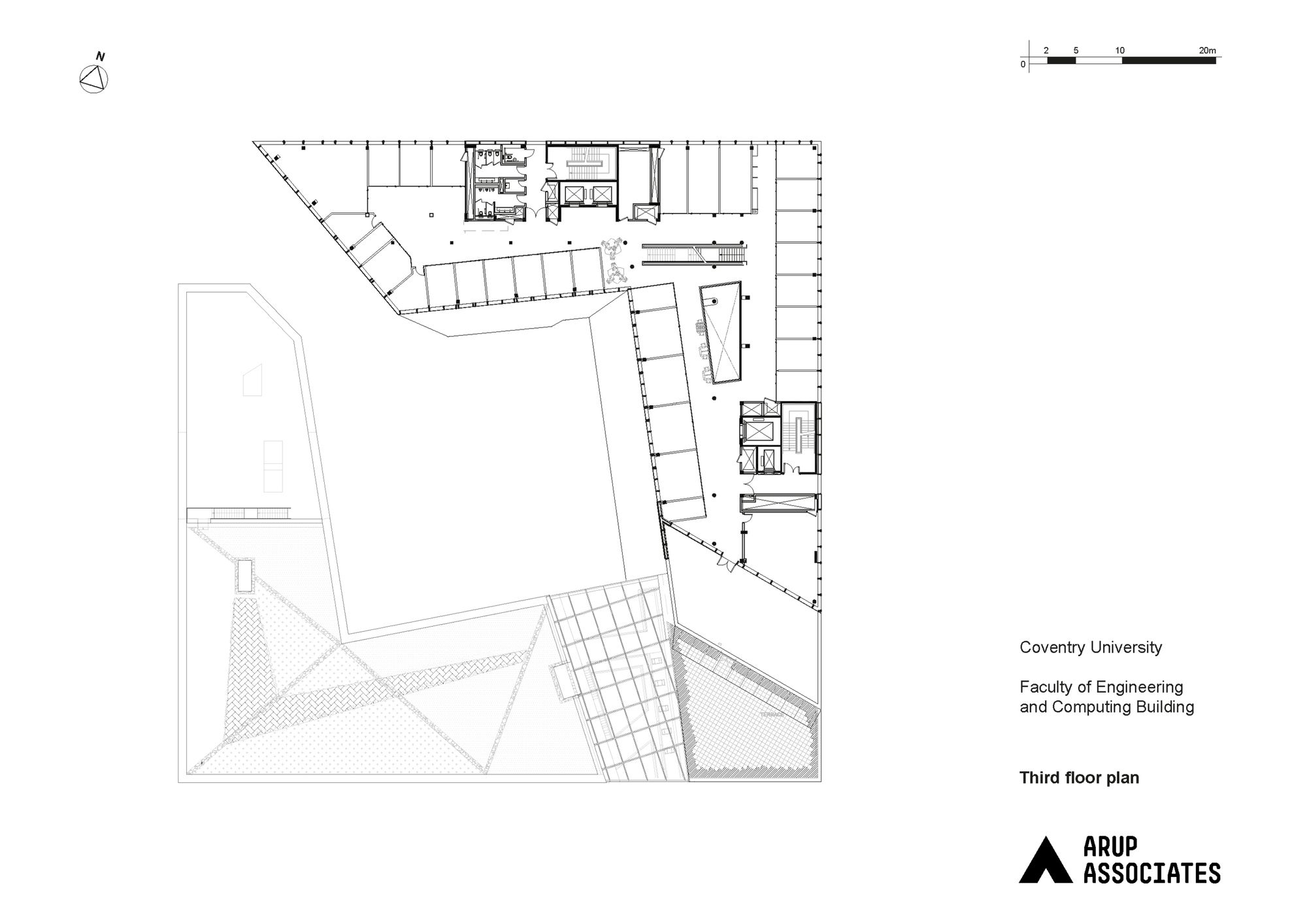 英国考文垂大学工程学院,灵活互动的空间设计-48