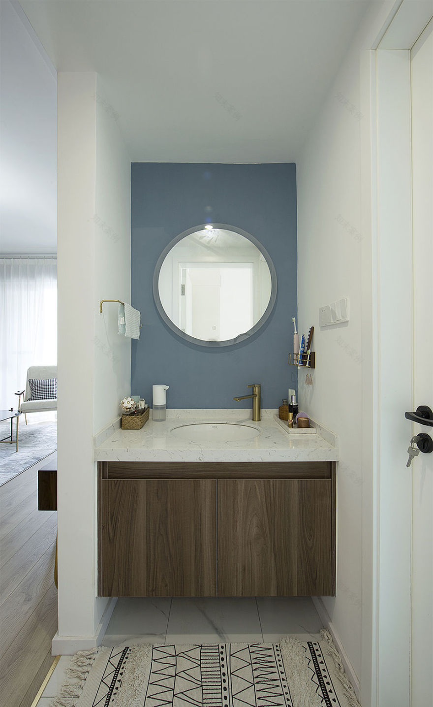 87㎡北欧轻奢优雅住宅,复古调的华丽稳重-66