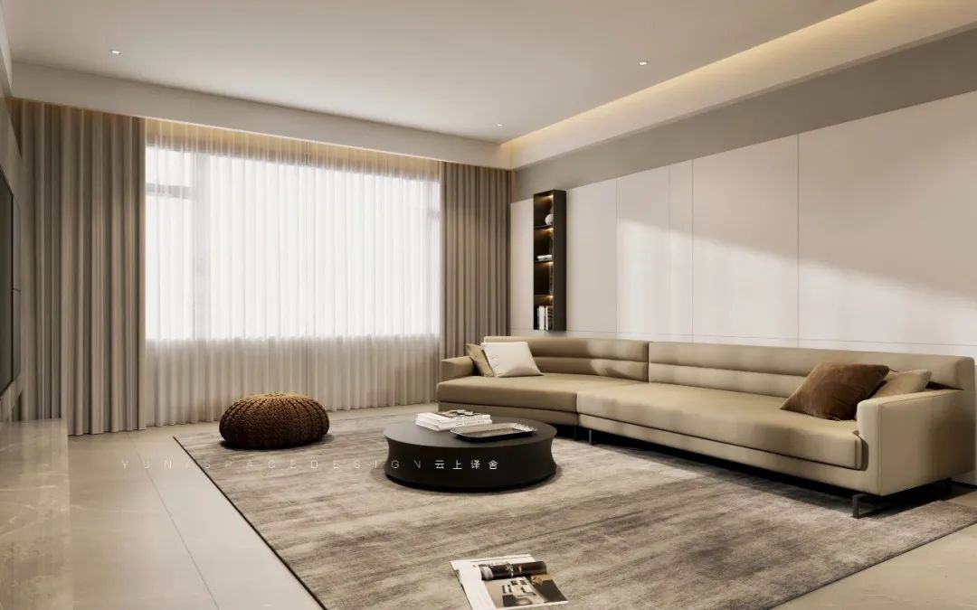 淄博紫薇园·现代简约住宅设计丨中国淄博丨云上译舍空间设计-8