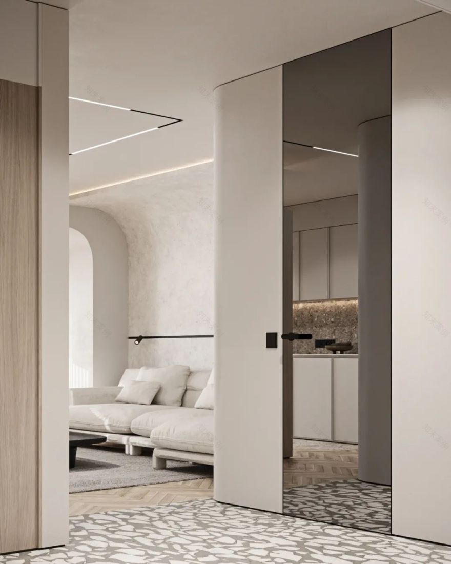 简约原木|艺术气息的三口之家丨Roman Lutsenko-6