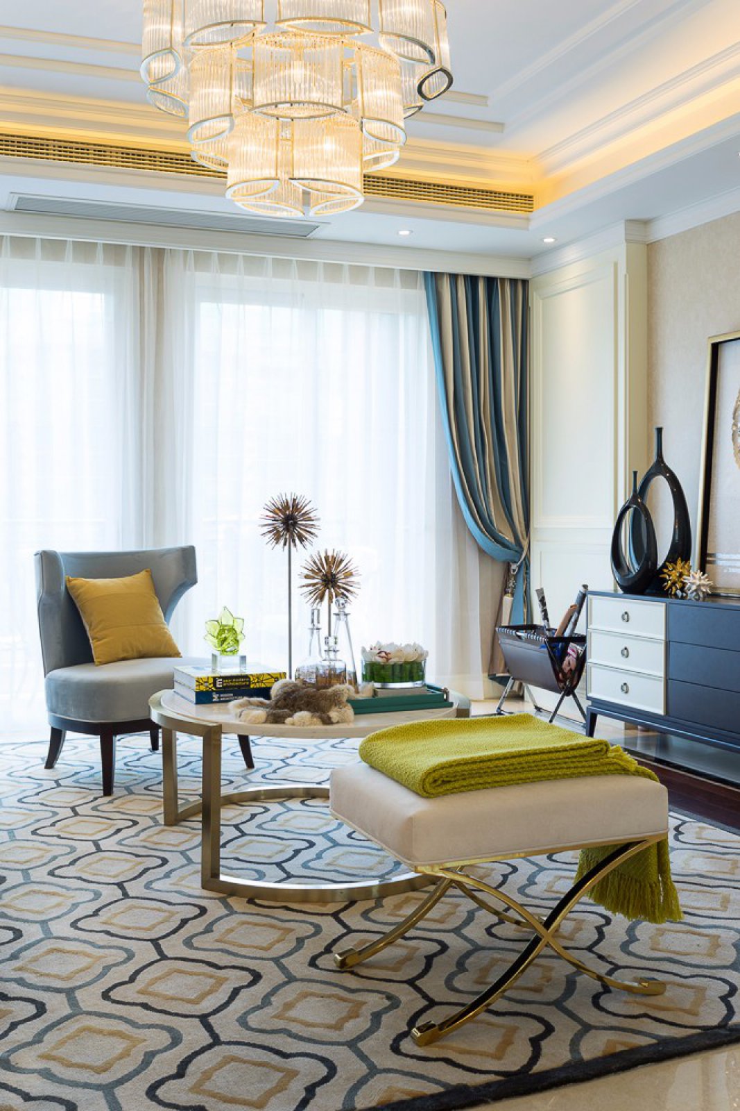 138㎡中天之江诚品洋房  易和设计-极尚软装-13