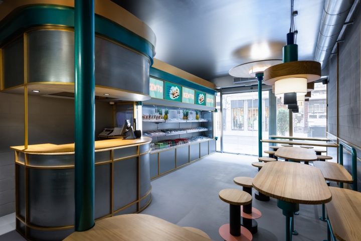 Kento(融合东西方元素的现代日式餐厅设计)-13