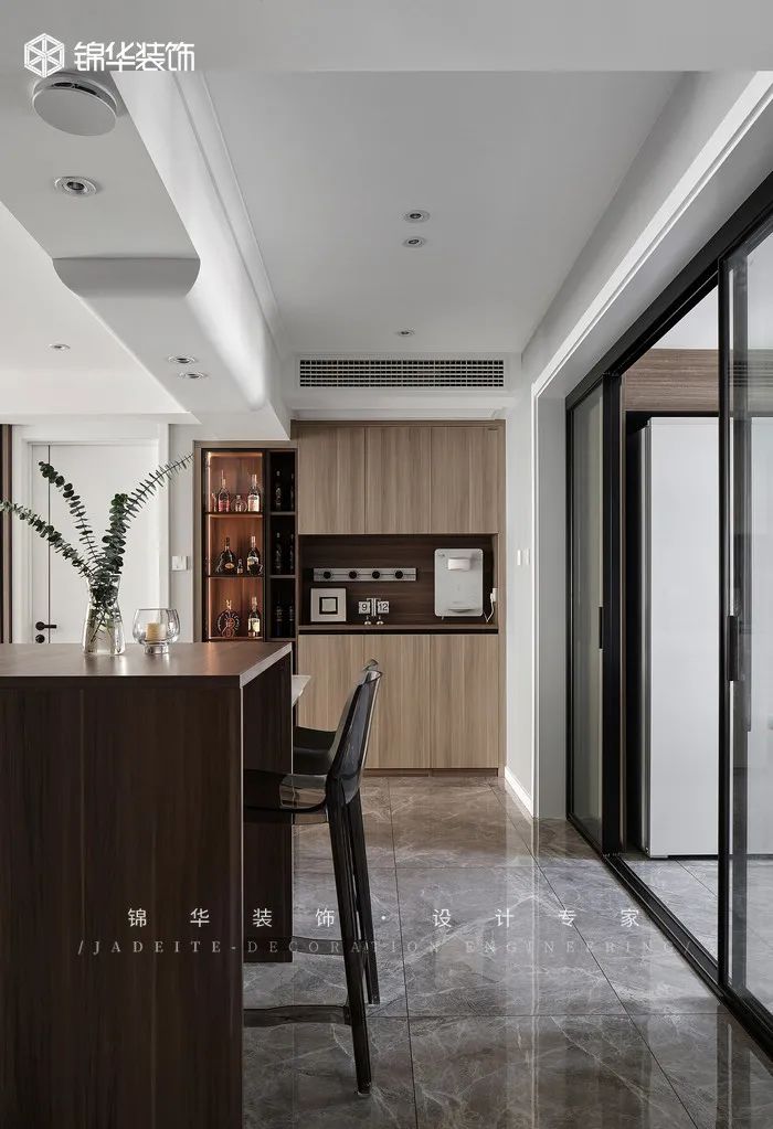 黑白灰婚房设计丨锦华装饰-28