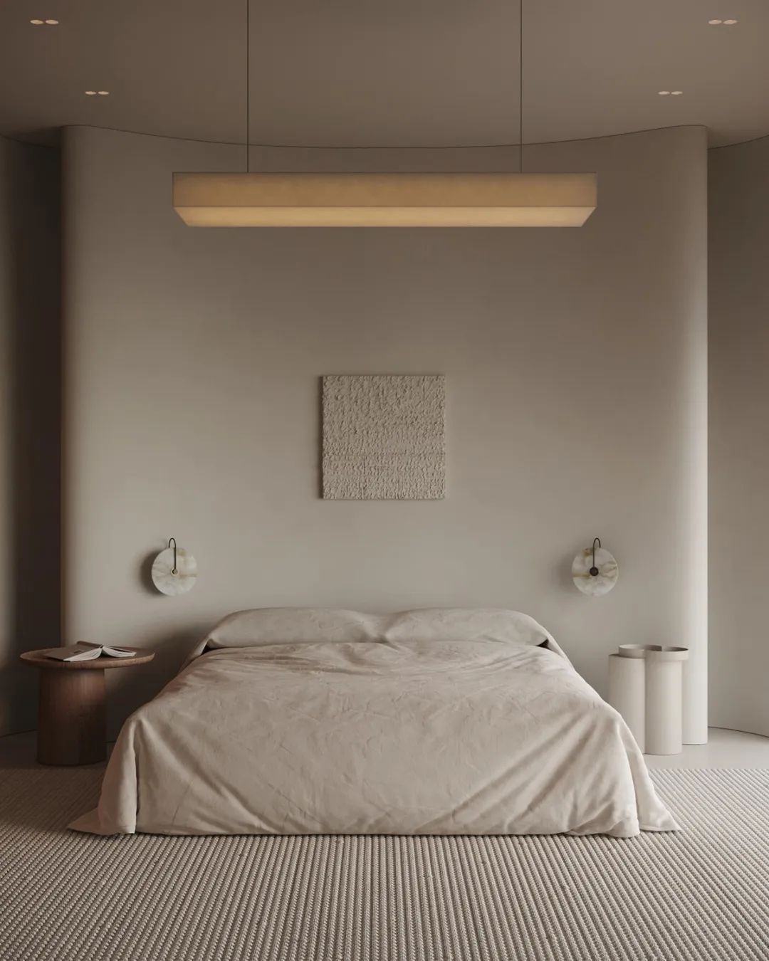 暖色调原木系奶油风极简设计丨HPISD-47