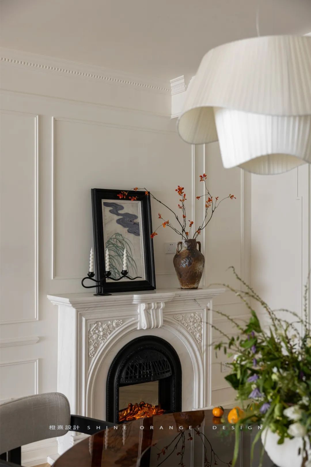 法式复古的宁波四室两厅之家丨中国宁波丨橙熹设计-37