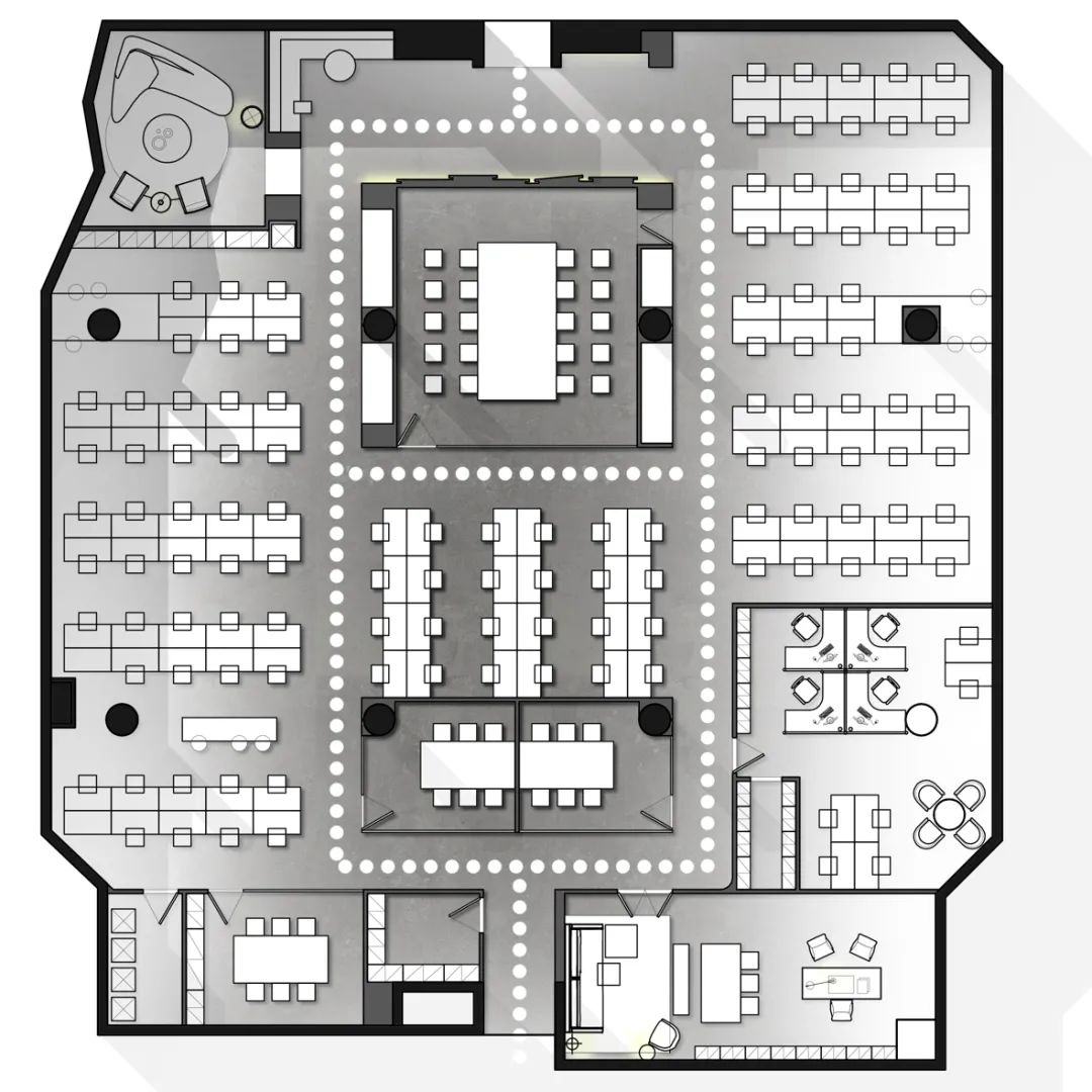 重庆购物狂路演,演播室,办公空间设计丨中国渝中丨琢信工装品牌贰方设计-28