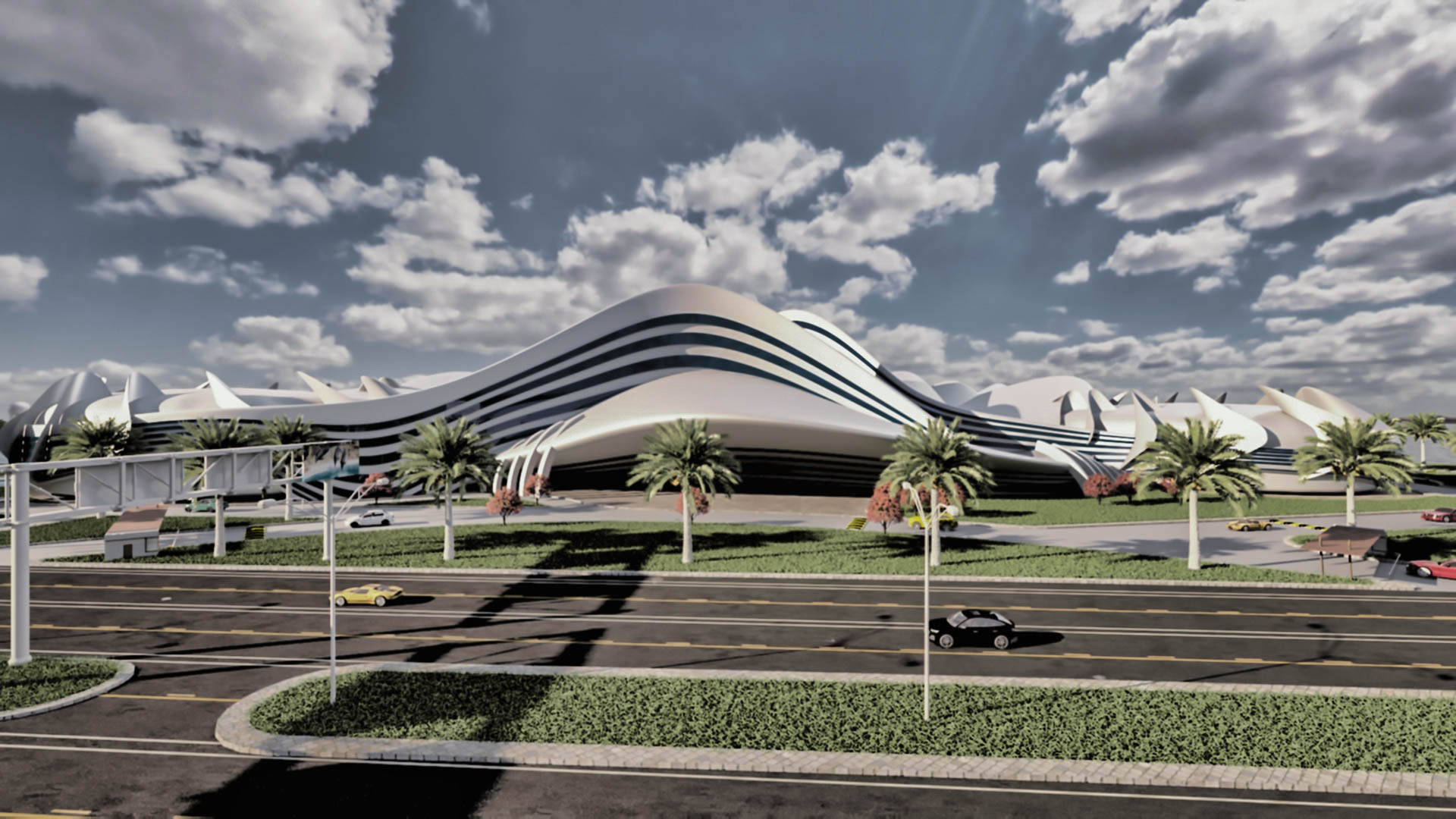 海蓝宝石毕业设计丨埃及丨埃及科技大学建筑系-36