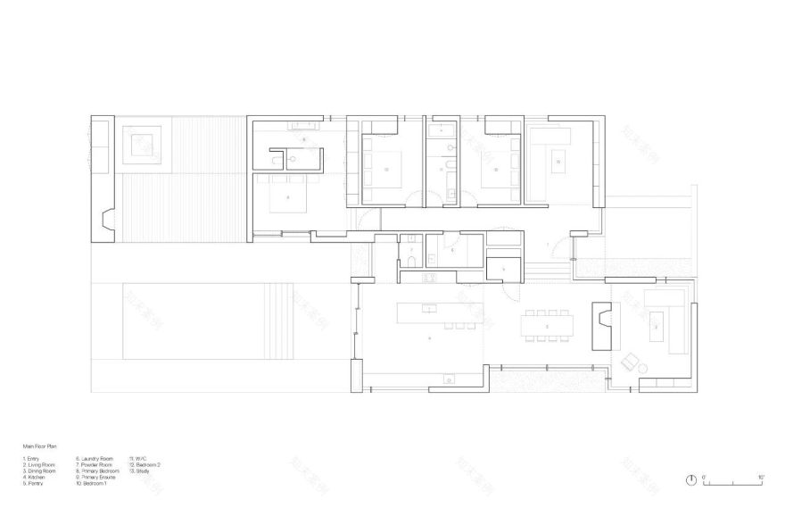 泳池房丨line architects-119