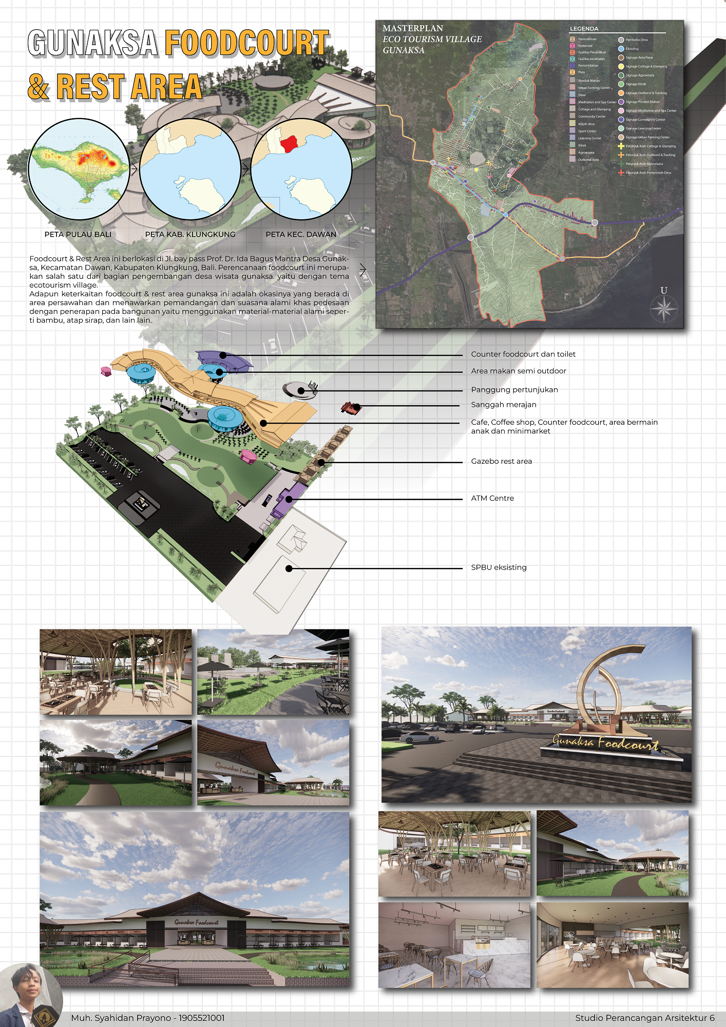 Gunaksa Foodcourt - Architectural Design Studio 6-0