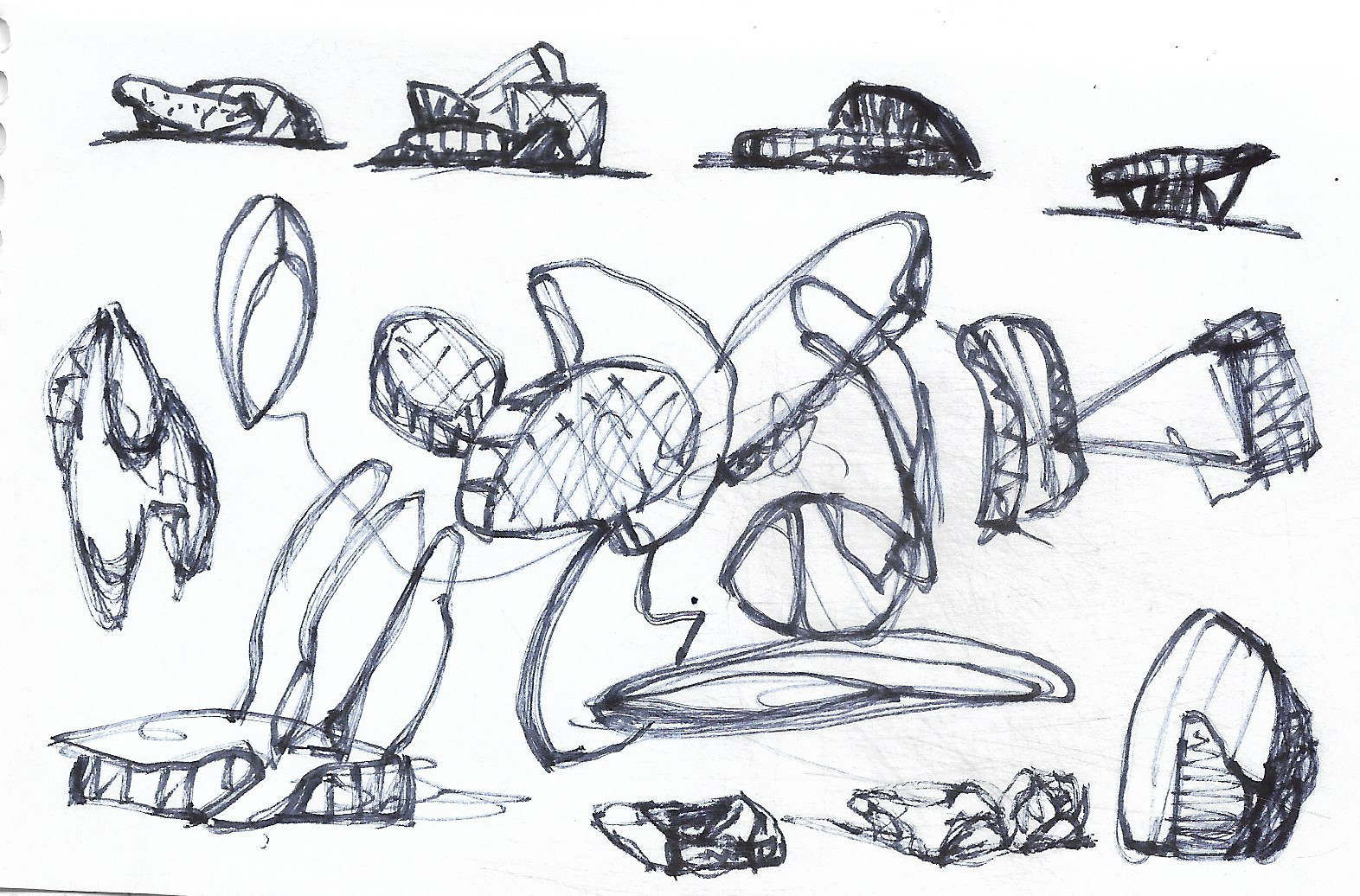 Bozelos 建筑草图与模型丨Bozelos Panagiotis-13