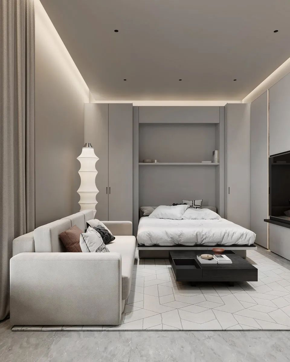 利雅得顶层复式公寓设计丨沙特阿拉伯利雅得丨LeQB Architects-38