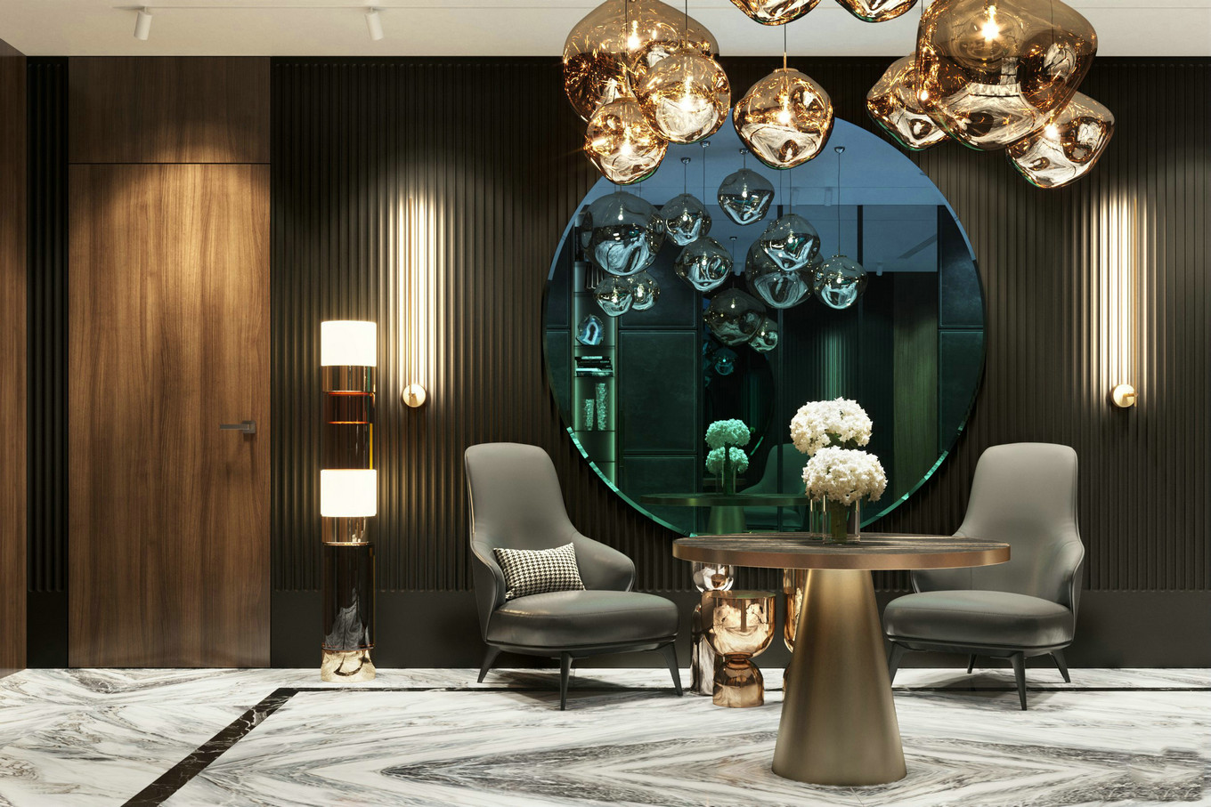 475㎡轻奢质感美，极致享受的室内设计佳作-2