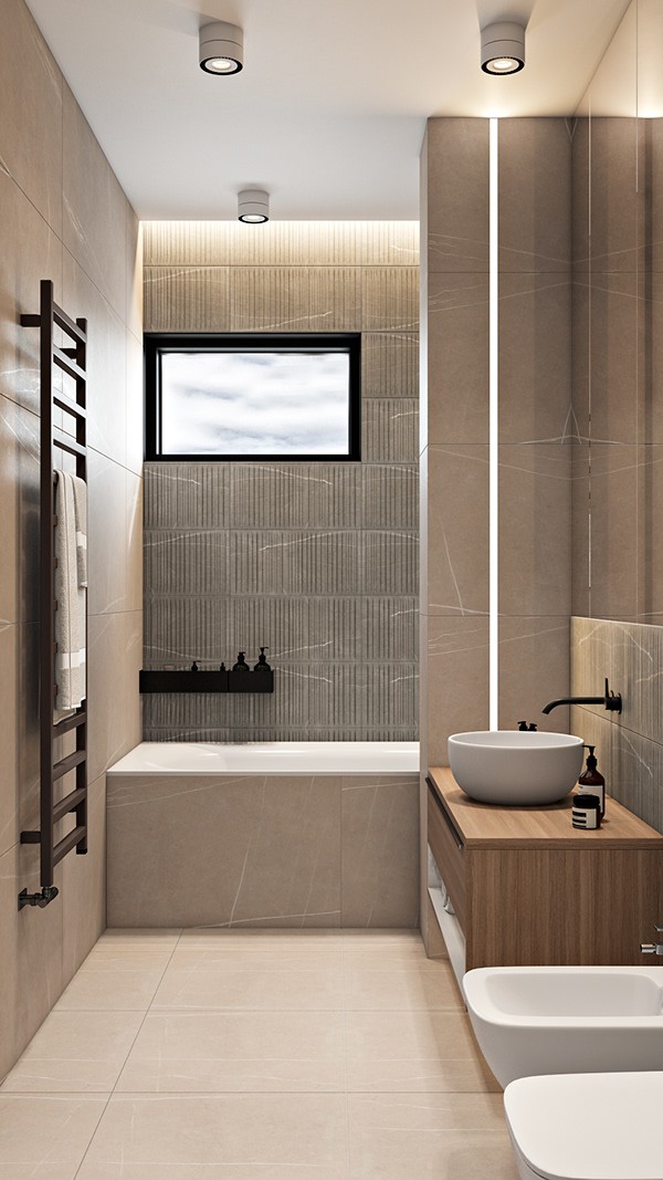 270㎡简约风公寓设计 既舒适又大气-21