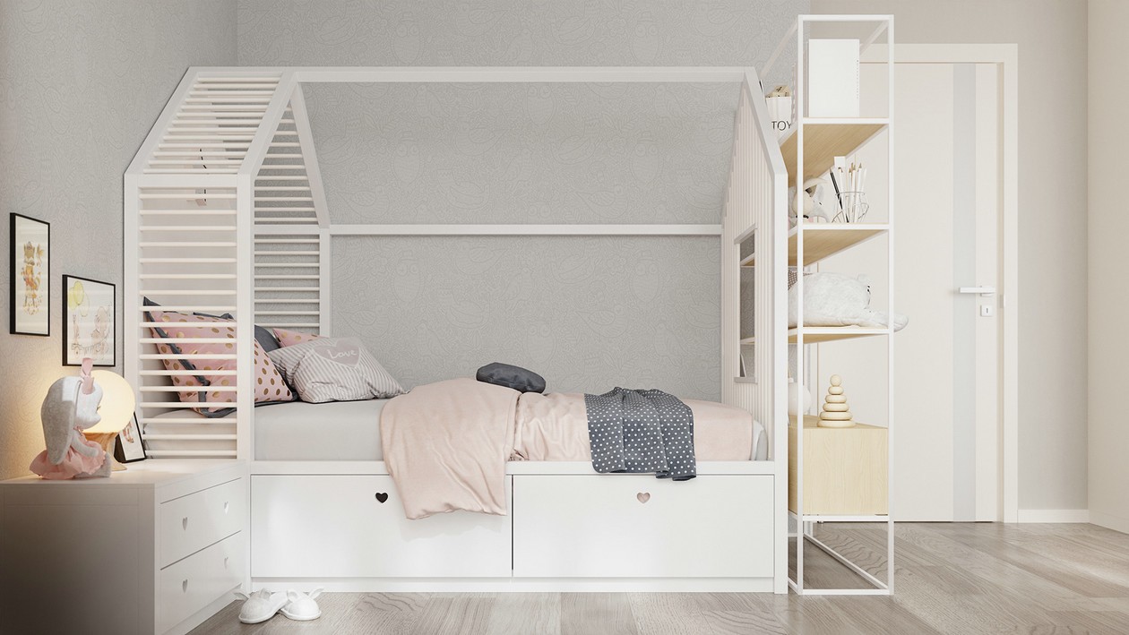 乌克兰上城 130平简约空间设计-12