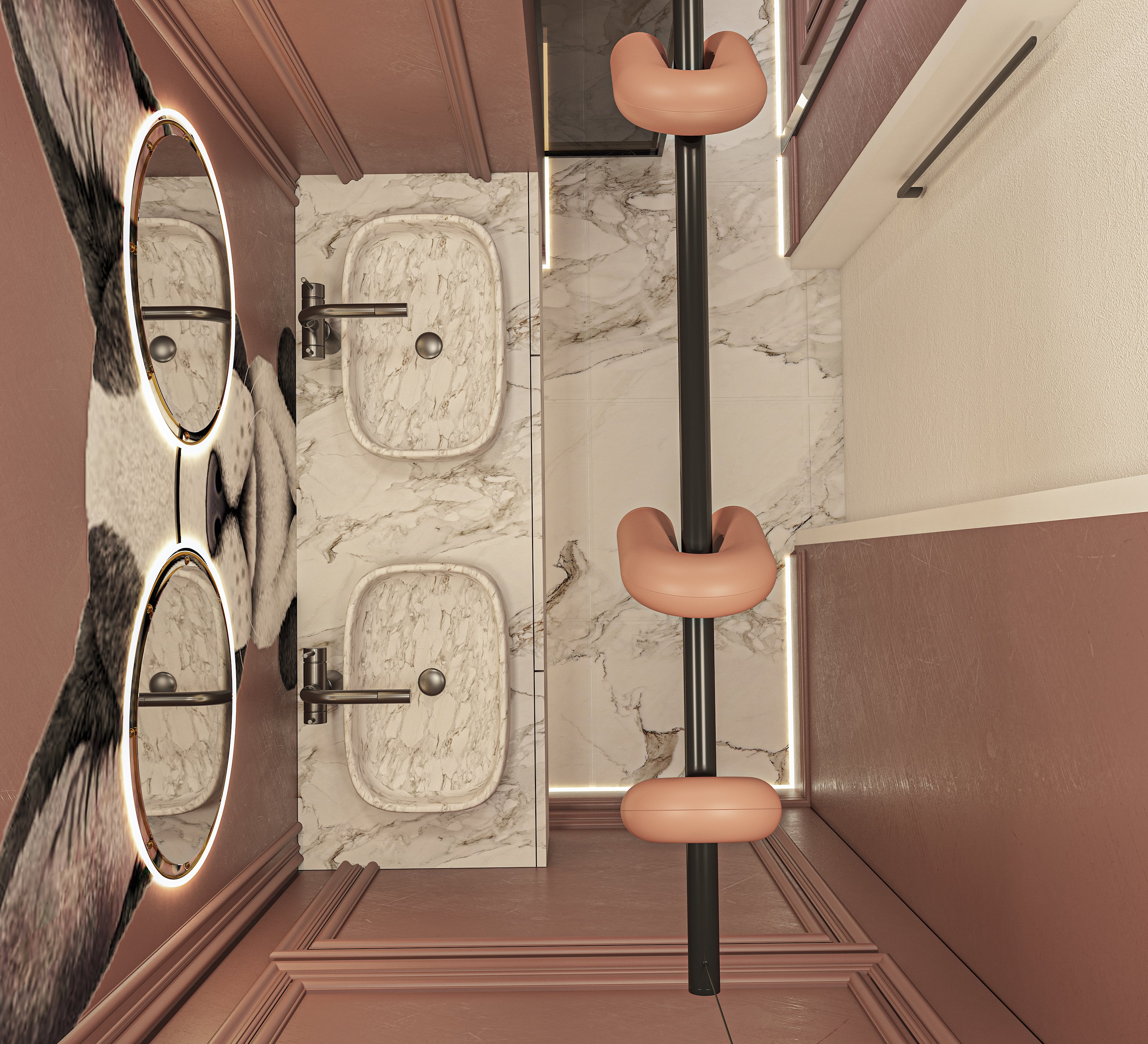 客用浴室丨Maria Maged-8