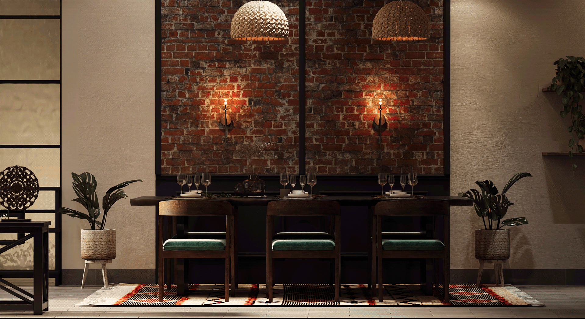 波西米亚风格温馨客厅内饰丨KA INNOVATIONS-3