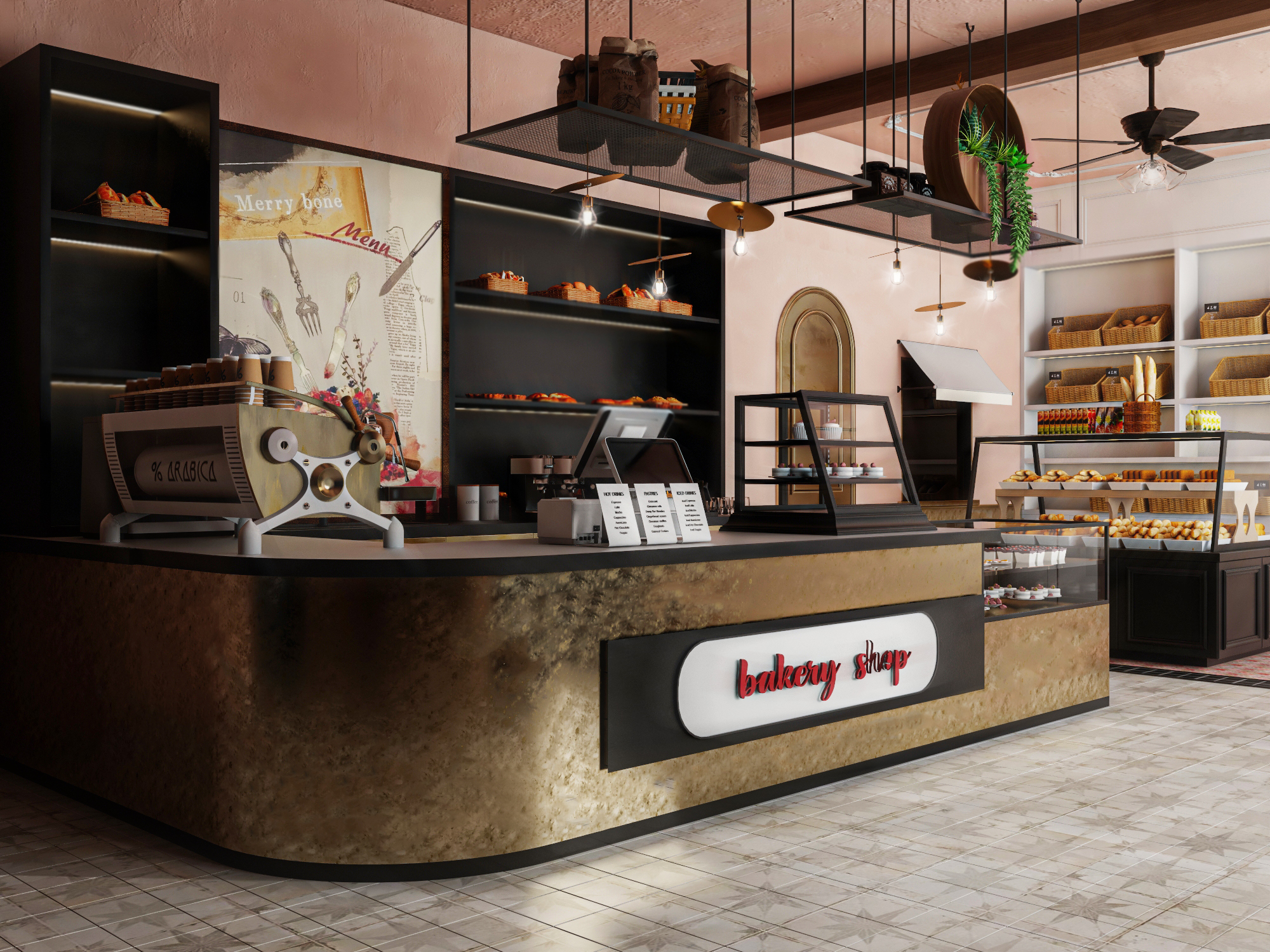 糕点店室内设计-8