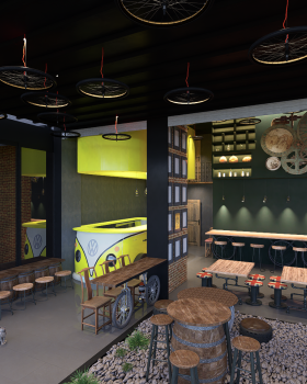 STEAMPUNK FAST FOOD RESTAURANT ANKARA BEŞTEPE